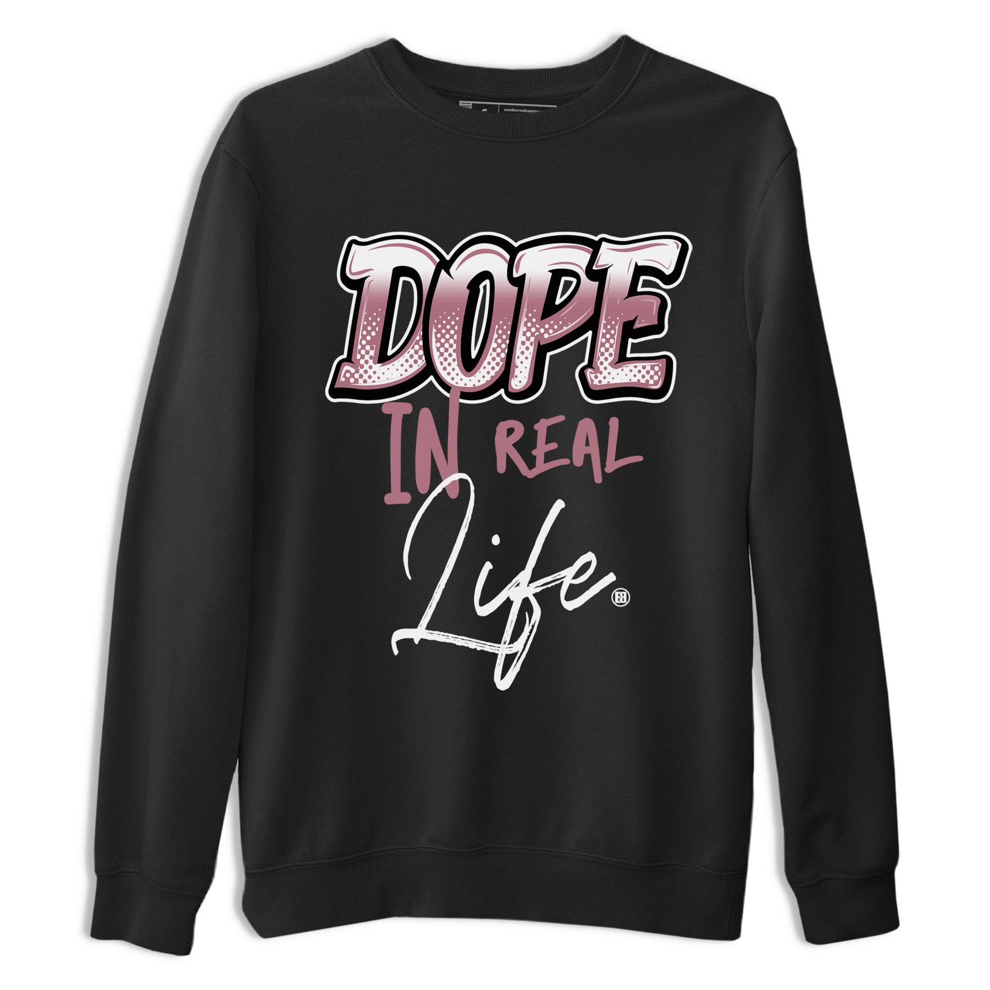 Air Jordan 1 High OG WMNS Mauve shirt to match jordans Dope In Real Life sneaker tees Air Jordan 1 Mauve SNRT Sneaker Release Tees Unisex Black 2 T-Shirt