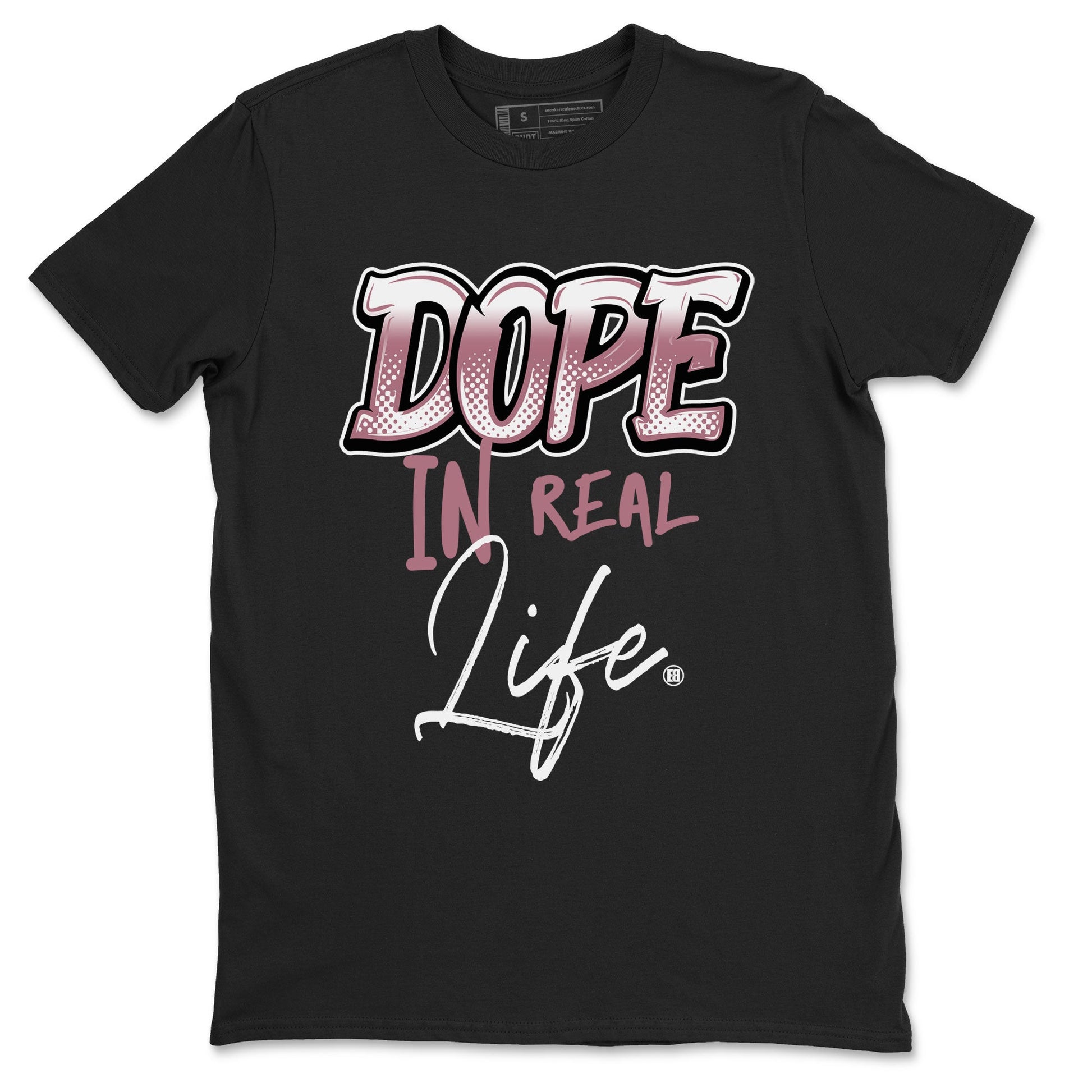 Air Jordan 1 High OG WMNS Mauve shirt to match jordans Dope In Real Life sneaker tees Air Jordan 1 Mauve SNRT Sneaker Release Tees Unisex Black 2 T-Shirt