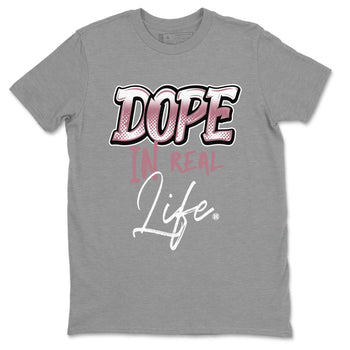 Air Jordan 1 High OG WMNS Mauve shirt to match jordans Dope In Real Life sneaker tees Air Jordan 1 Mauve SNRT Sneaker Release Tees Unisex Heather Grey 2 T-Shirt
