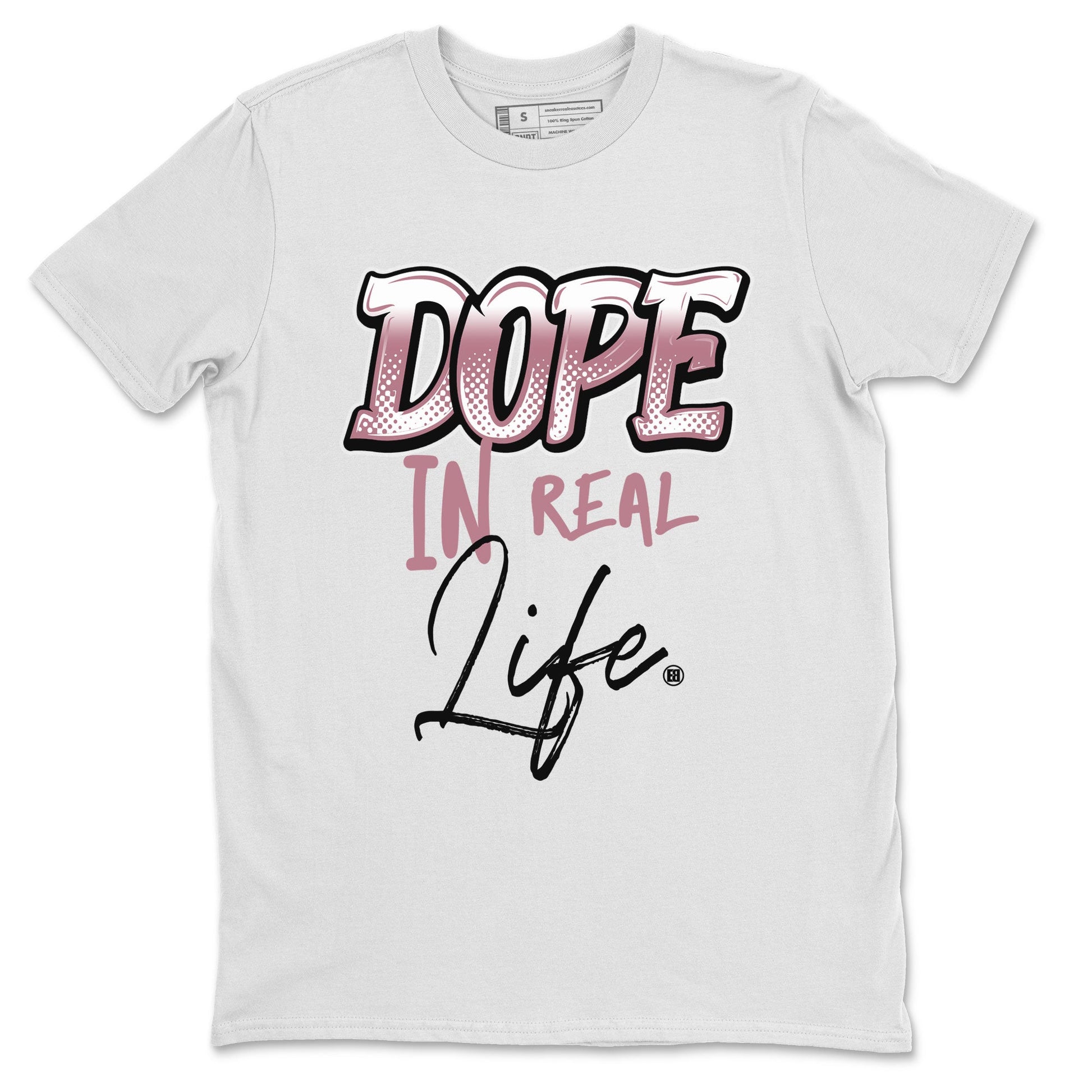 Air Jordan 1 High OG WMNS Mauve shirt to match jordans Dope In Real Life sneaker tees Air Jordan 1 Mauve SNRT Sneaker Release Tees Unisex White 2 T-Shirt