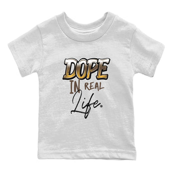 Air Jordan 1 High OG Retro Palomino shirt to match jordans Dope In Real Life sneaker tees 1s Palomino Jordan 1 Mocha SNRT Sneaker Release Tees Baby Toddler White 2 T-Shirt