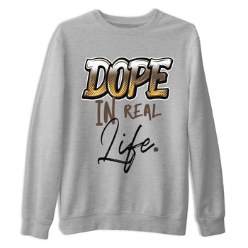 Air Jordan 1 High OG Retro Palomino shirt to match jordans Dope In Real Life sneaker tees 1s Palomino Jordan 1 Mocha SNRT Sneaker Release Tees Unisex Heather Grey 2 T-Shirt