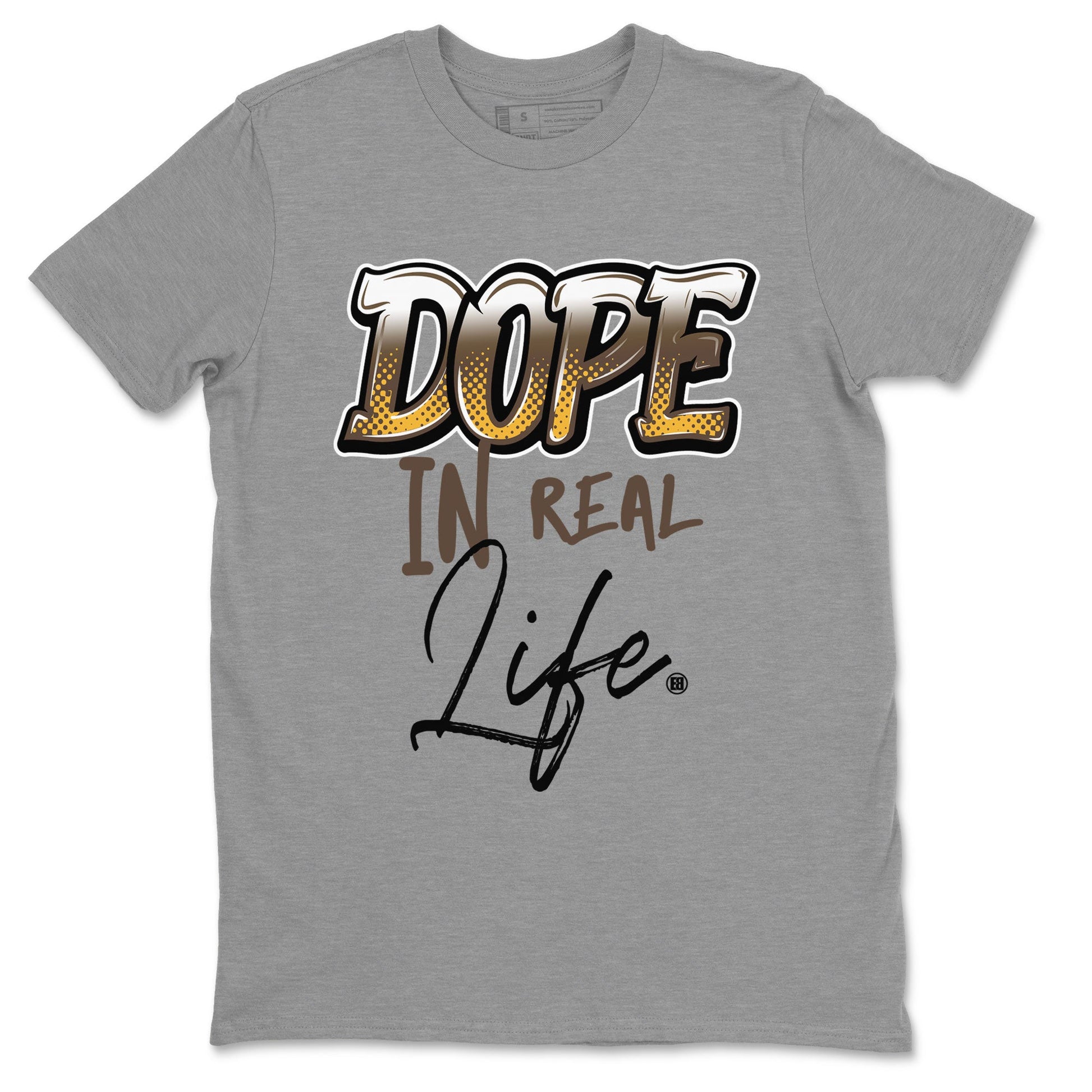 Air Jordan 1 High OG Retro Palomino shirt to match jordans Dope In Real Life sneaker tees 1s Palomino Jordan 1 Mocha SNRT Sneaker Release Tees Unisex Heather Grey 2 T-Shirt