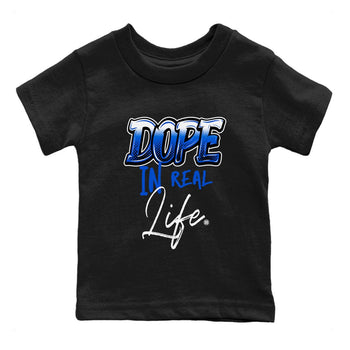 Jordan 1 High OG Royal Reimagined shirt to match jordans Dope In Real Life sneaker tees Air Jordan 1 Royal Reimagined SNRT Sneaker Release Tees Crew Neck T-ShirtBaby Toddler Black 2 T-Shirt