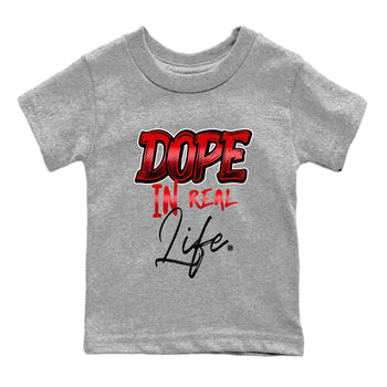 Air Jordan 1 Satin Bred Sneaker Match Tees Dope In Real Life Sneaker Tees Jordan 1 High OG Satin Bred Sneaker Release Tees Kids Shirts Heather Grey 2