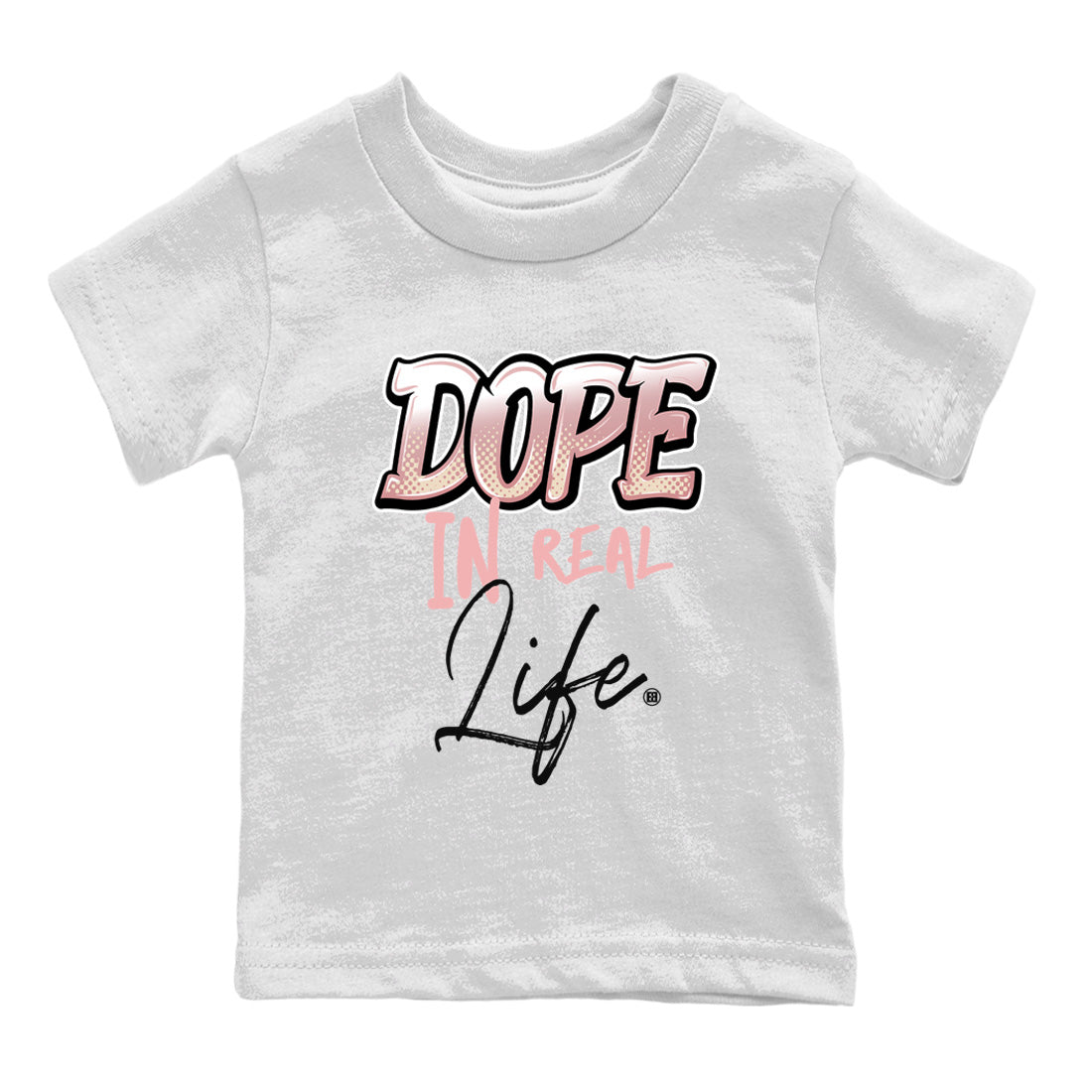 Air Jordan 1 Washed Pink Sneaker Match Tees Dope In Real Life Sneaker Tees Air Jordan 1 High OG WMNS Washed Pink Sneaker Release Tees Kids Shirts White 2