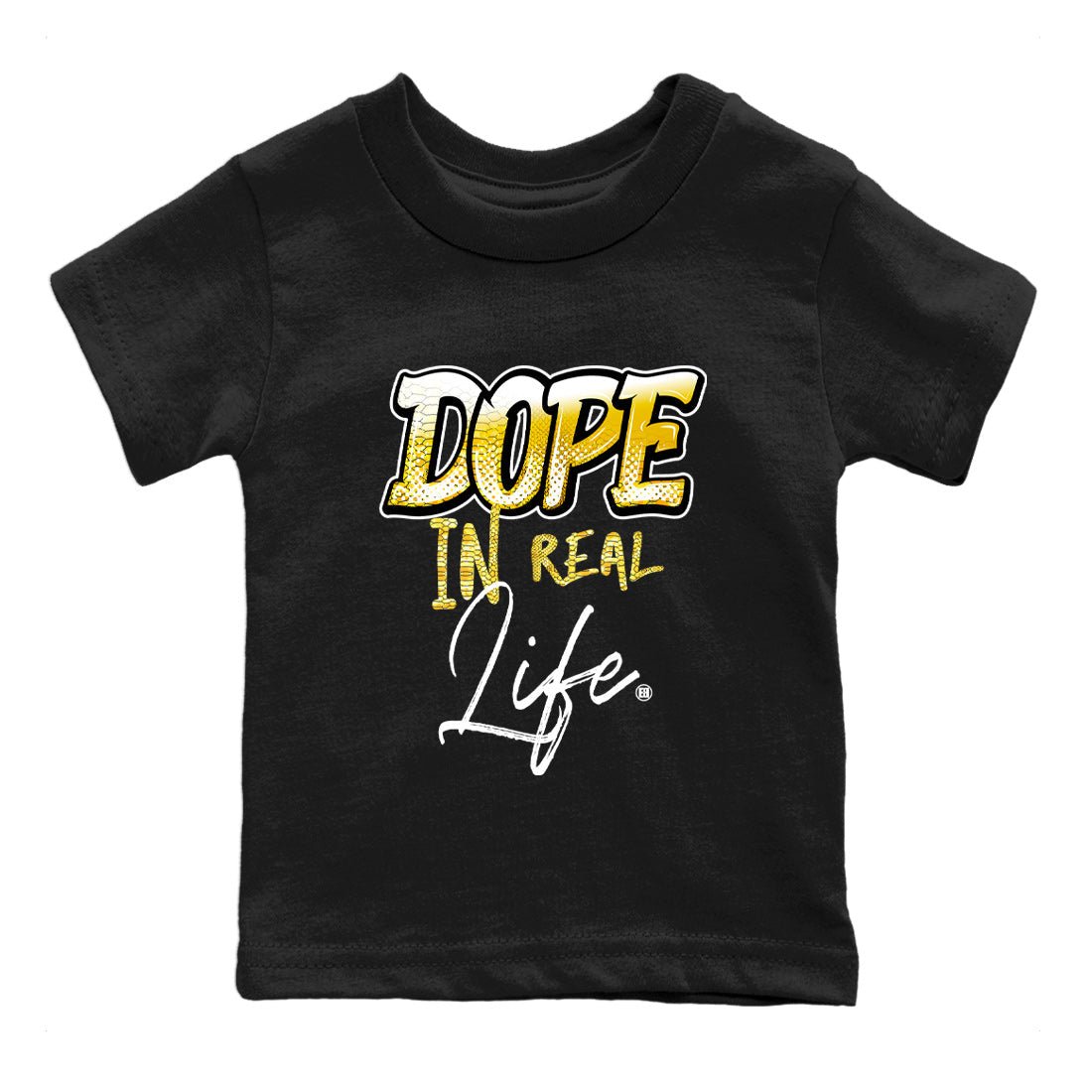 Air Jordan 11 Yellow Python Sneaker Match Tees Dope In Real Life Sneaker Tees Air Jordan 11 Yellow Snakeskin Sneaker Release Tees Kids Shirts Black 2