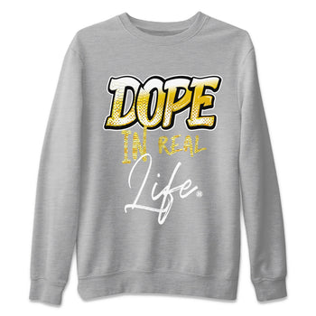 Air Jordan 11 Yellow Python Sneaker Match Tees Dope In Real Life Sneaker Tees Air Jordan 11 Yellow Snakeskin Sneaker Release Tees Unisex Shirts Heather Grey 2