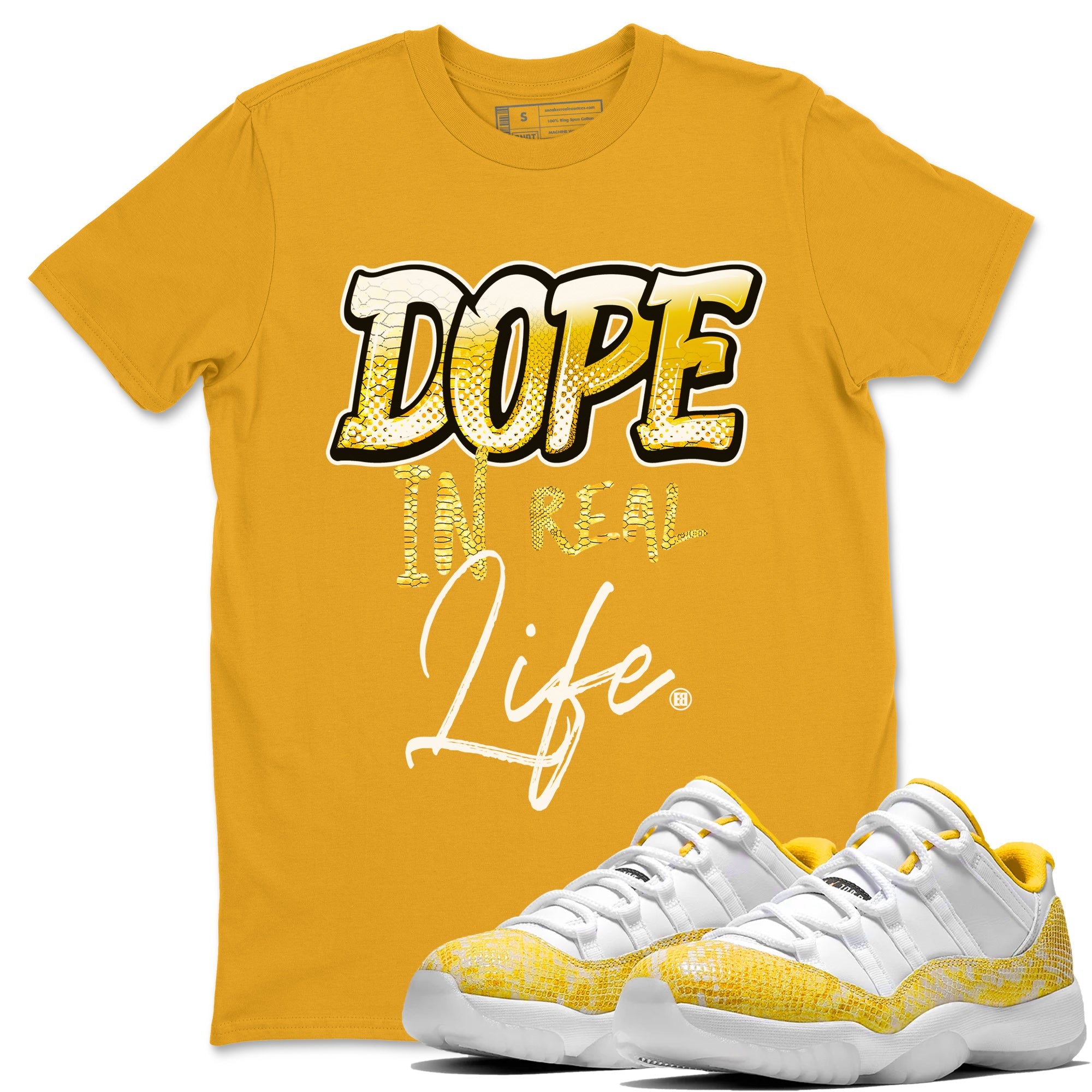 Air Jordan 11 Yellow Python | Dope In Real Life Unisex Shirts | SNRT ...