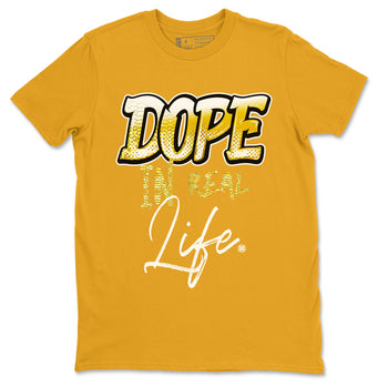Air Jordan 11 Yellow Python Sneaker Match Tees Dope In Real Life Sneaker Tees Air Jordan 11 Yellow Snakeskin Sneaker Release Tees Unisex Shirts Gold 2