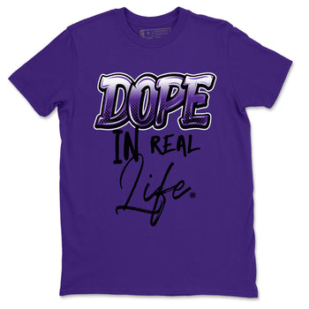 Air Jordan 12 Field Purple Sneaker Match Tees Dope In Real Life Sneaker Tees AJ12 Field Purple SNRT Sneaker Release Tees Unisex Shirts Purple 2