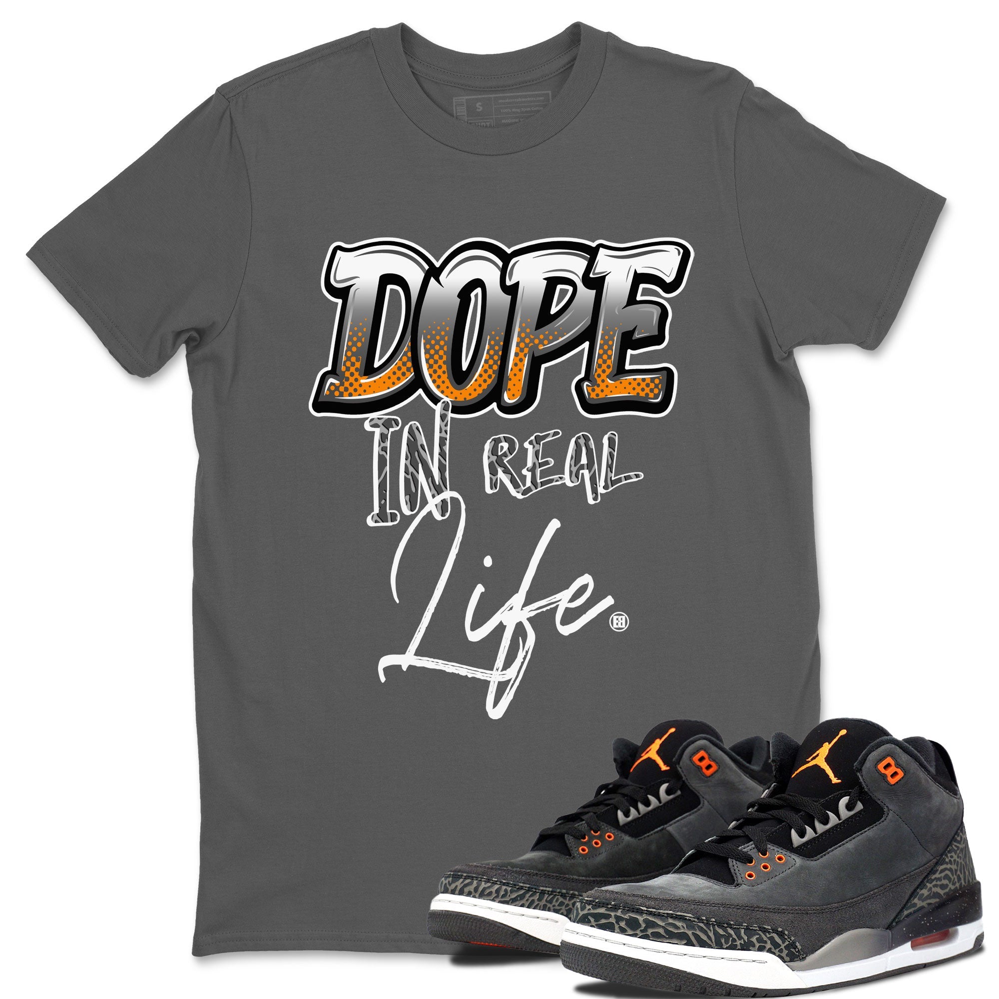 Air Jordan 3 Retro Fear shirt to match jordans Dope In Real Life sneaker tees Air Jordan 3 Fear SNRT Sneaker Release Tees Unisex Cool Grey 1 T-Shirt