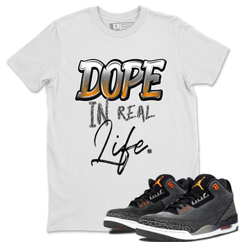 Air Jordan 3 Retro Fear shirt to match jordans Dope In Real Life sneaker tees Air Jordan 3 Fear SNRT Sneaker Release Tees Unisex White 1 T-Shirt