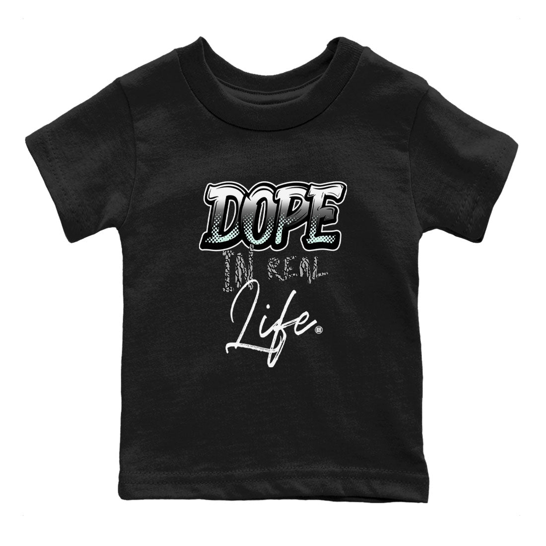 3s Green Glow shirt to match jordans Dope In Real Life sneaker tees Air Jordan 3 Green Glow SNRT sneaker release tees baby toddler Black 2 cotton Shirt