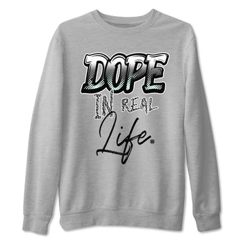 3s Green Glow shirt to match jordans Dope In Real Life sneaker tees Air Jordan 3 Green Glow SNRT Sneaker Release Tees unisex cotton Heather Grey 2 crew neck shirt