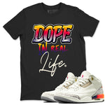 Air Jordan 3 X J Balvin shirt to match jordans Dope In Real Life sneaker tees Air Jordan 3 X J Balvin SNRT Sneaker Release Tees LGBT Pride T-Shirt Unisex Black 1 T-Shirt