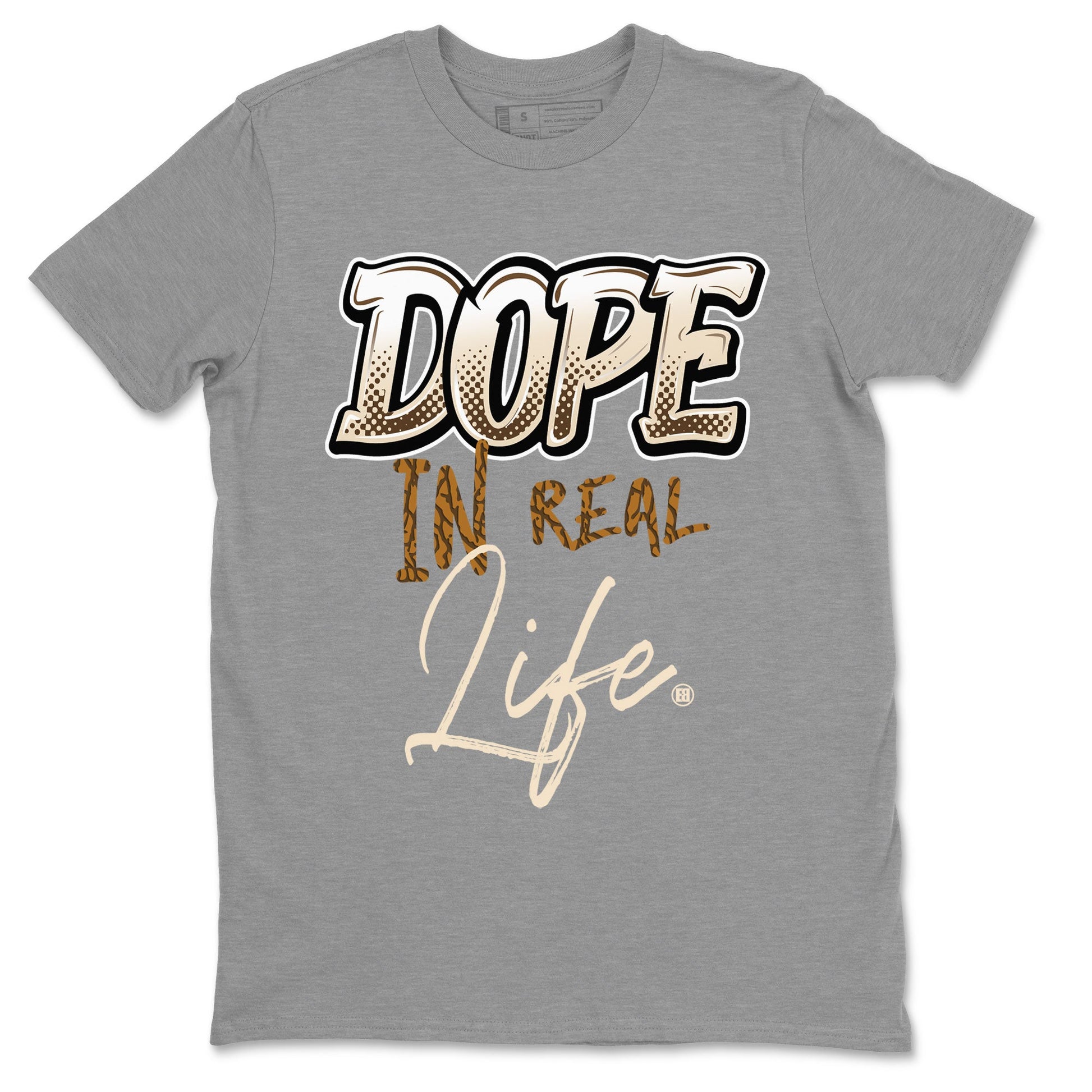 Air Jordan 3 Palomino shirt to match jordans Dope In Real Life sneaker tees Air Jordan 3 Palomino SNRT Sneaker Release Tees Casual Unisex shirts Heather Grey 2 T-Shirt