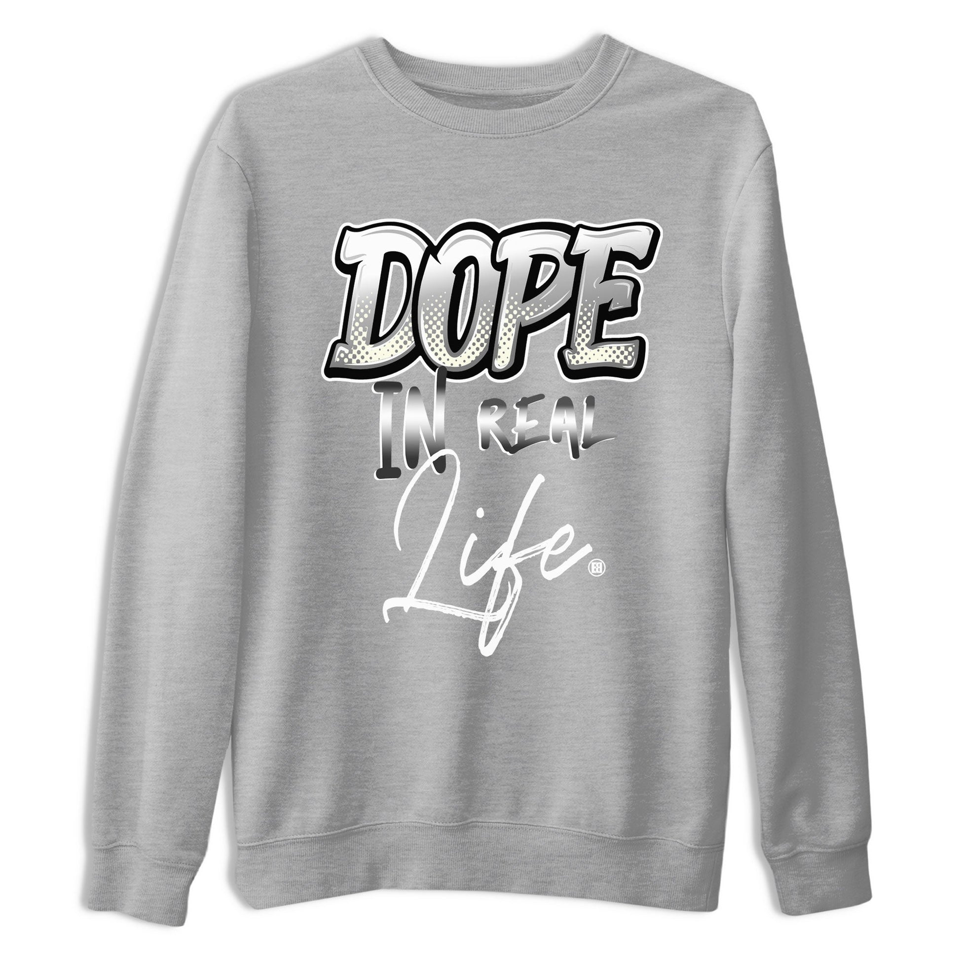 AJ4 Frozen Moments shirt to match jordans Dope In Real Life sneaker tees Crew Neck AJ4 Frozen Moments SNRT Sneaker Release Tees Unisex Casual Shirts Heather Grey 2 T-Shirt