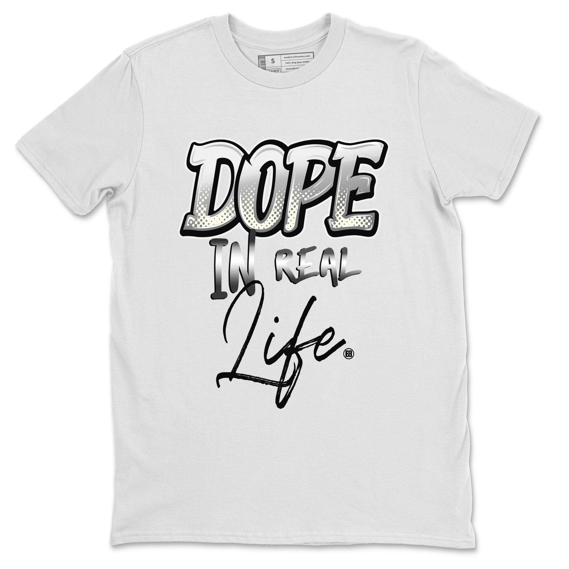 AJ4 Frozen Moments shirt to match jordans Dope In Real Life sneaker tees Crew Neck AJ4 Frozen Moments SNRT Sneaker Release Tees Unisex Casual Shirts White 2 T-Shirt