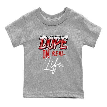 Jordan 4 Red Cement Tees Outfits Dope In Real Life Sneaker Tees Air Jordan 4 Red Cement Sneaker Release Tees Kids Shirts Heather Grey 2