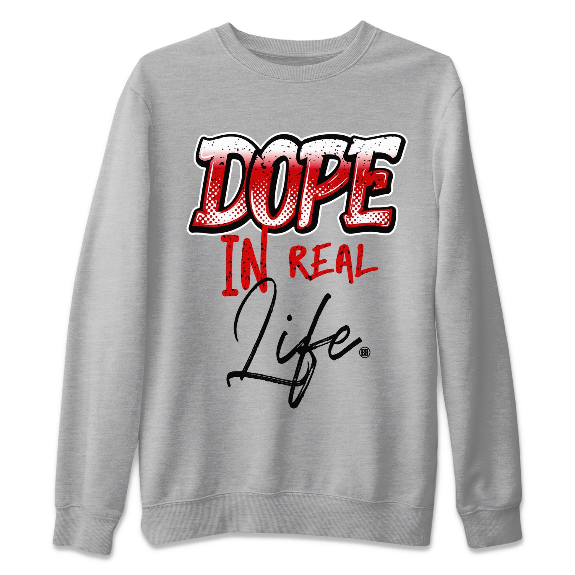 Jordan 4 Red Cement Tees Outfits Dope In Real Life Sneaker Tees Air Jordan 4 Red Cement Sneaker Release Tees Unisex Shirts Heather Grey 2