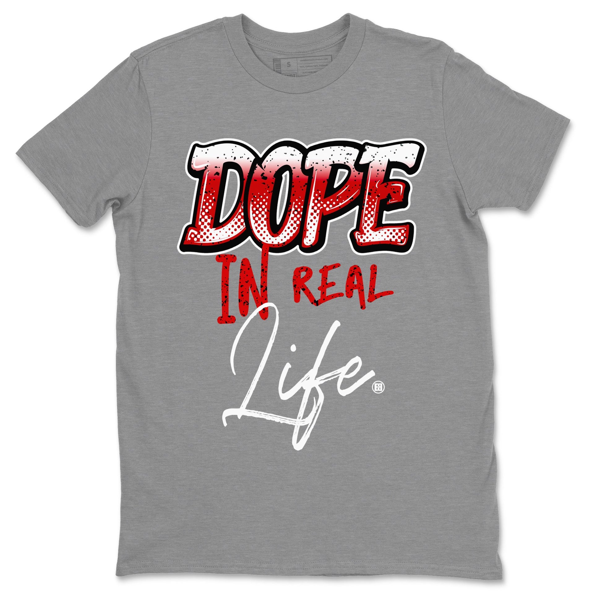 Jordan 4 Red Cement Tees Outfits Dope In Real Life Sneaker Tees Air Jordan 4 Red Cement Sneaker Release Tees Unisex Shirts Heather Grey 2
