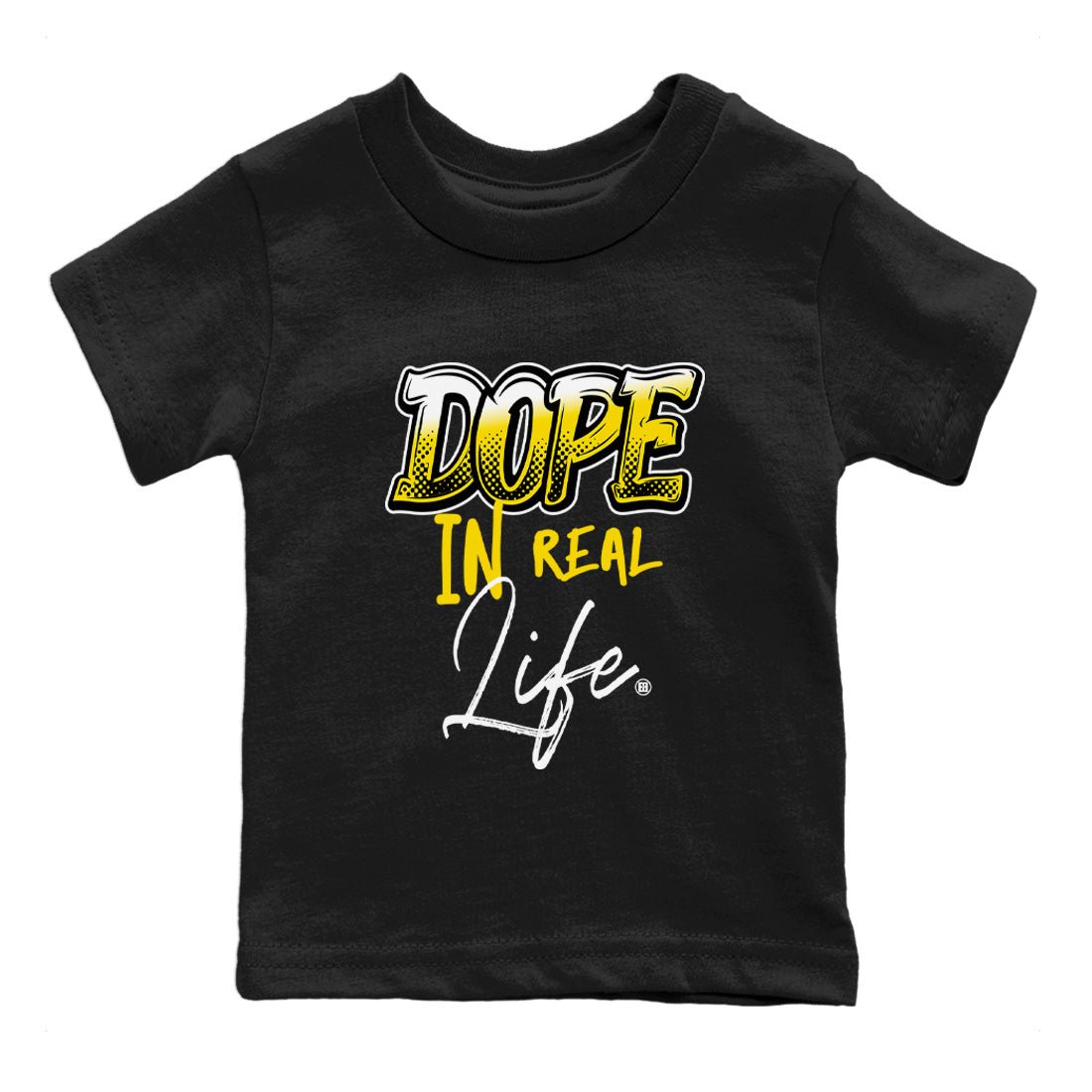Air Jordan 4 Thunder Sneaker Match Tees Dope In Real Life Sneaker Tees Air Jordan 4 Retro Thunder Sneaker Release Tees Kids Shirts Black 2