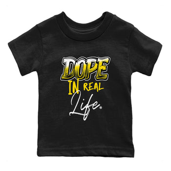 Air Jordan 4 Thunder Sneaker Match Tees Dope In Real Life Sneaker Tees Air Jordan 4 Retro Thunder Sneaker Release Tees Kids Shirts Black 2