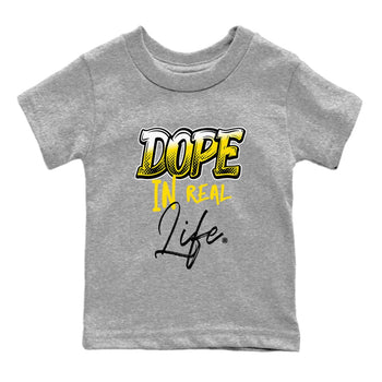 Air Jordan 4 Thunder Sneaker Match Tees Dope In Real Life Sneaker Tees Air Jordan 4 Retro Thunder Sneaker Release Tees Kids Shirts Heather Grey 2