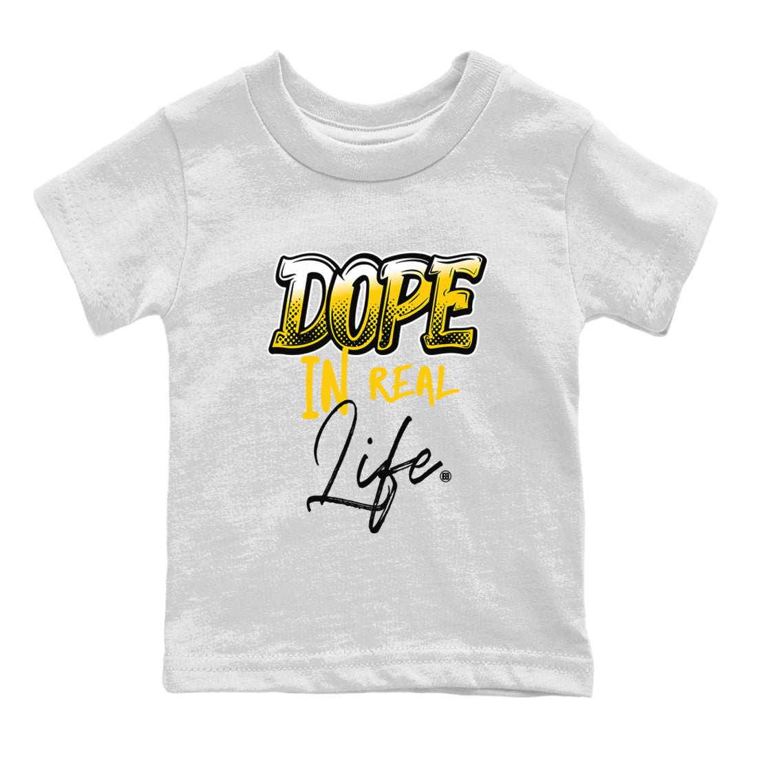 Air Jordan 4 Thunder Sneaker Match Tees Dope In Real Life Sneaker Tees Air Jordan 4 Retro Thunder Sneaker Release Tees Kids Shirts White 2