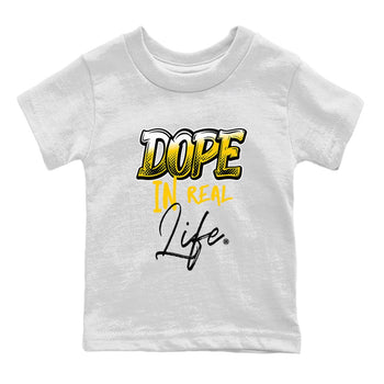 Air Jordan 4 Thunder Sneaker Match Tees Dope In Real Life Sneaker Tees Air Jordan 4 Retro Thunder Sneaker Release Tees Kids Shirts White 2
