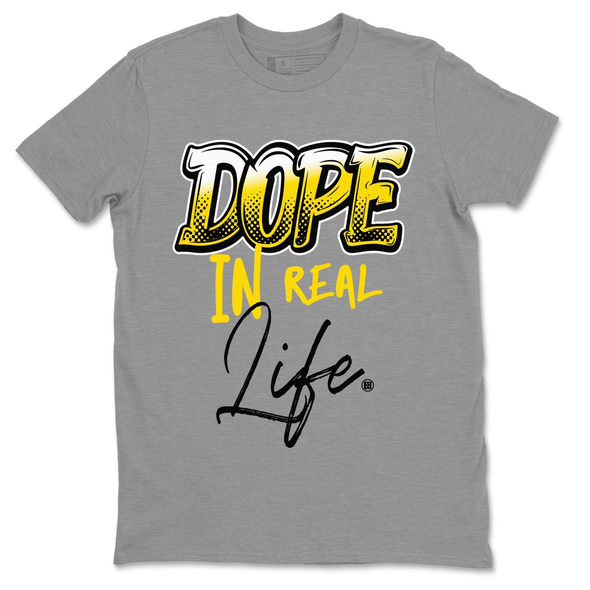 Air Jordan 4 Thunder Sneaker Match Tees Dope In Real Life Sneaker Tees Air Jordan 4 Retro Thunder Sneaker Release Tees Unisex Shirts Heather Grey 2