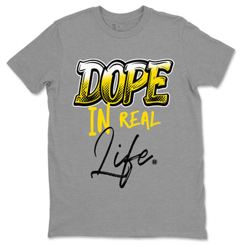 Air Jordan 4 Thunder Sneaker Match Tees Dope In Real Life Sneaker Tees Air Jordan 4 Retro Thunder Sneaker Release Tees Unisex Shirts Heather Grey 2