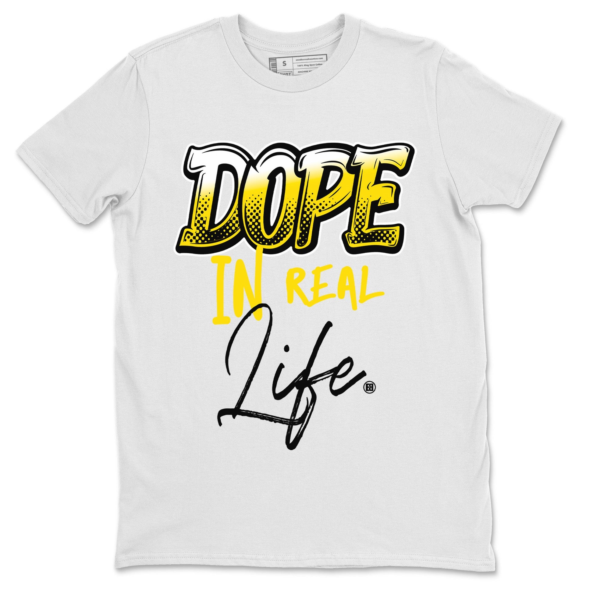 Air Jordan 4 Thunder Sneaker Match Tees Dope In Real Life Sneaker Tees Air Jordan 4 Retro Thunder Sneaker Release Tees Unisex Shirts White 2