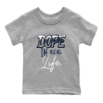 Jordan 5 Retro Midnight Navy shirt to match jordans Dope In Real Life sneaker tees Air Jordan 5 Midnight Navy SNRT Sneaker Release Tees Baby Toddler Heather Grey 2 T-Shirt