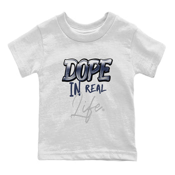 Jordan 5 Retro Midnight Navy shirt to match jordans Dope In Real Life sneaker tees Air Jordan 5 Midnight Navy SNRT Sneaker Release Tees Baby Toddler White 2 T-Shirt