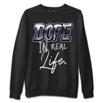 Jordan 5 Retro Midnight Navy shirt to match jordans Dope In Real Life sneaker tees Air Jordan 5 Midnight Navy SNRT Sneaker Release Tees Unisex Black 2 T-Shirt