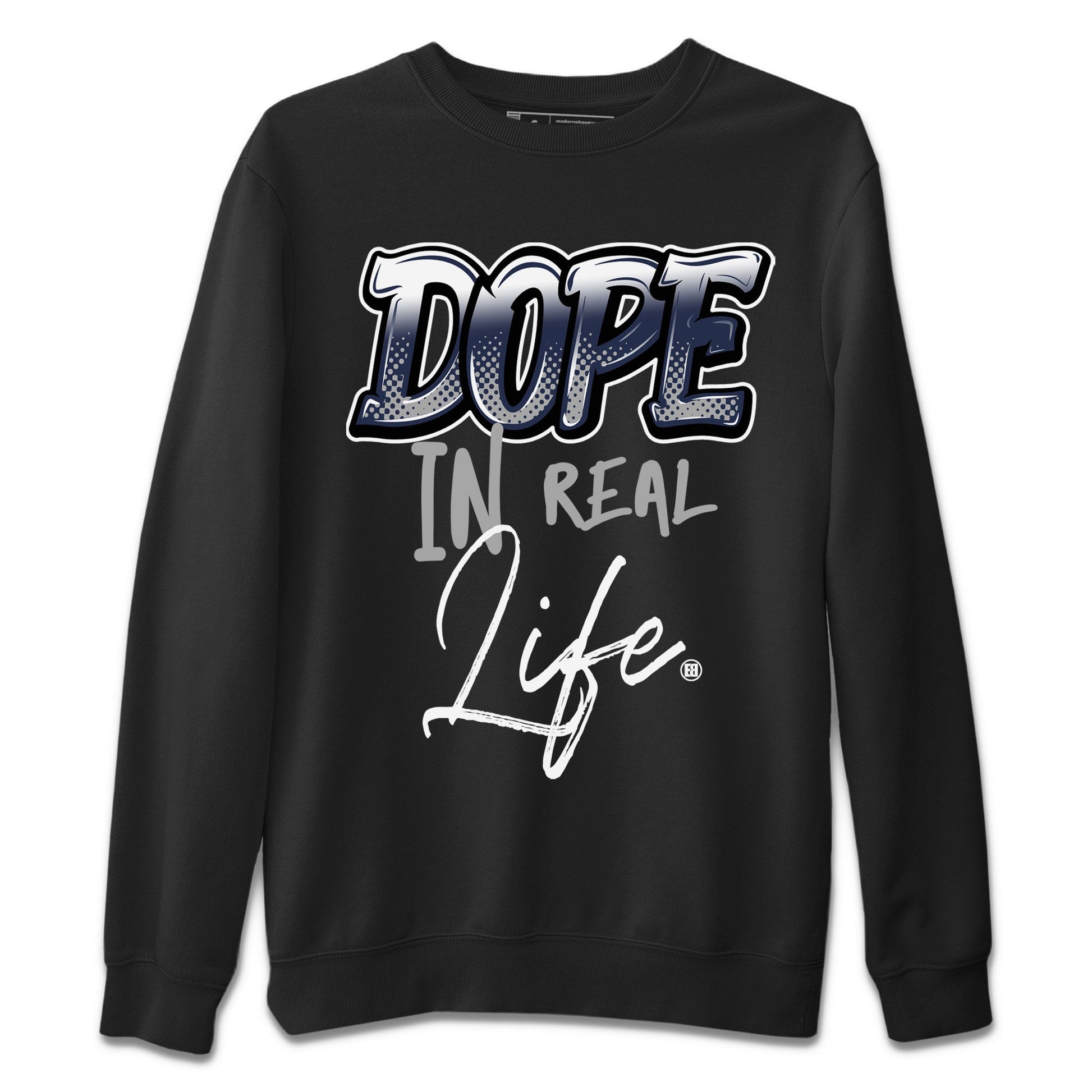 Jordan 5 Retro Midnight Navy shirt to match jordans Dope In Real Life sneaker tees Air Jordan 5 Midnight Navy SNRT Sneaker Release Tees Unisex Black 2 T-Shirt