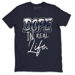 Jordan 5 Retro Midnight Navy shirt to match jordans Dope In Real Life sneaker tees Air Jordan 5 Midnight Navy SNRT Sneaker Release Tees Unisex Navy 2 T-Shirt