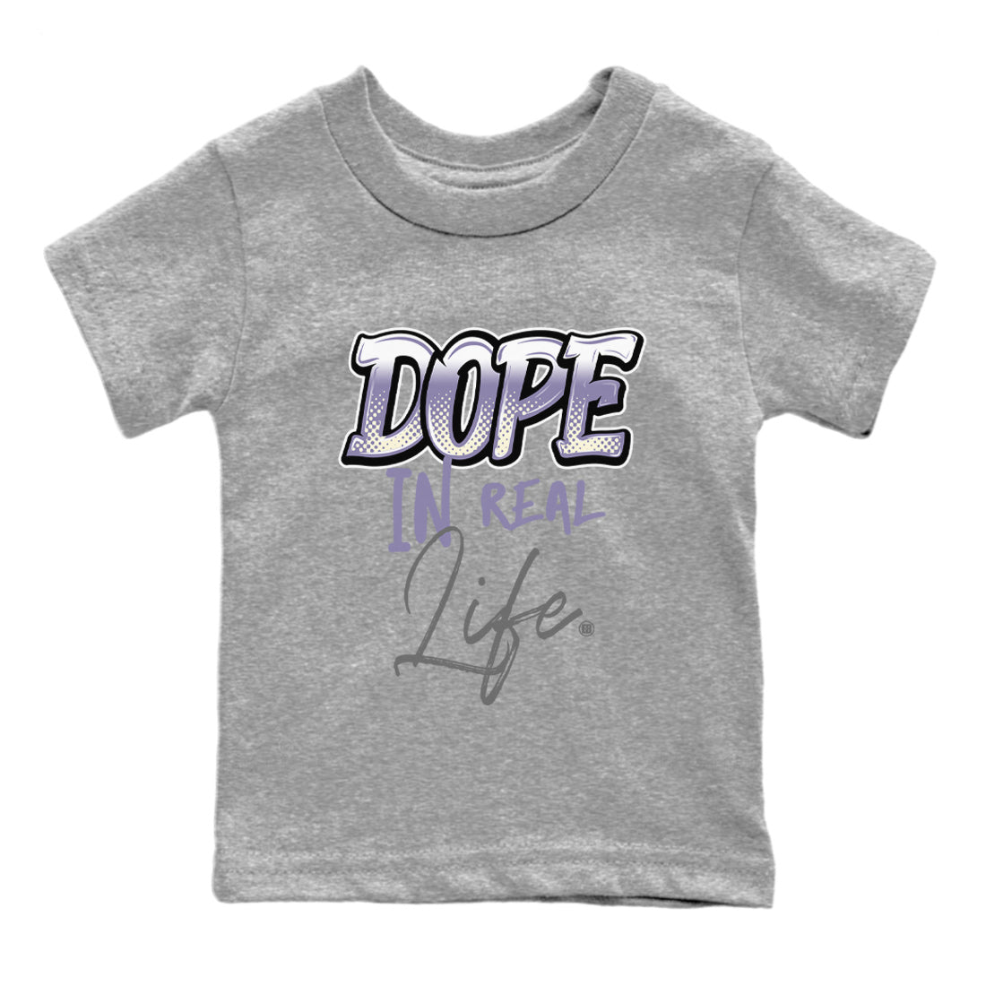Air Jordan 5 Indigo Haze Sneaker Match Tees Dope In Real Life 5s Indigo Haze Tee Sneaker Release Tees Kids Shirts Heather Grey 2