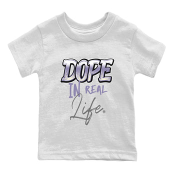 Air Jordan 5 Indigo Haze Sneaker Match Tees Dope In Real Life 5s Indigo Haze Tee Sneaker Release Tees Kids Shirts White 2