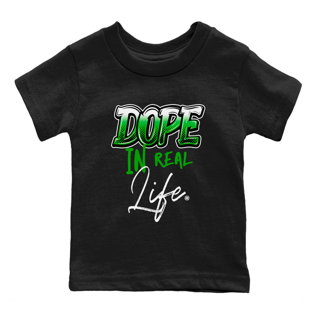 Jordan 5 Retro Lucky Green shirt to match jordans Dope In Real Life sneaker tees 5s Lucky Green SNRT Sneaker release tees baby toddler Black 2 cotton Shirt