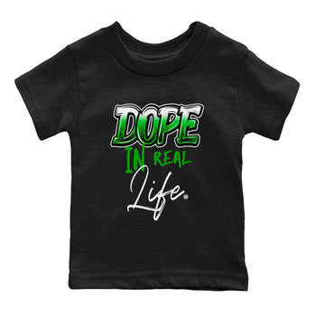 Jordan 5 Retro Lucky Green shirt to match jordans Dope In Real Life sneaker tees 5s Lucky Green SNRT Sneaker release tees baby toddler Black 2 cotton Shirt