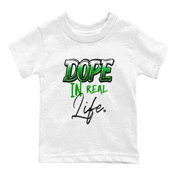 Jordan 5 Retro Lucky Green shirt to match jordans Dope In Real Life sneaker tees 5s Lucky Green SNRT Sneaker release tees baby toddler White 2 cotton Shirt