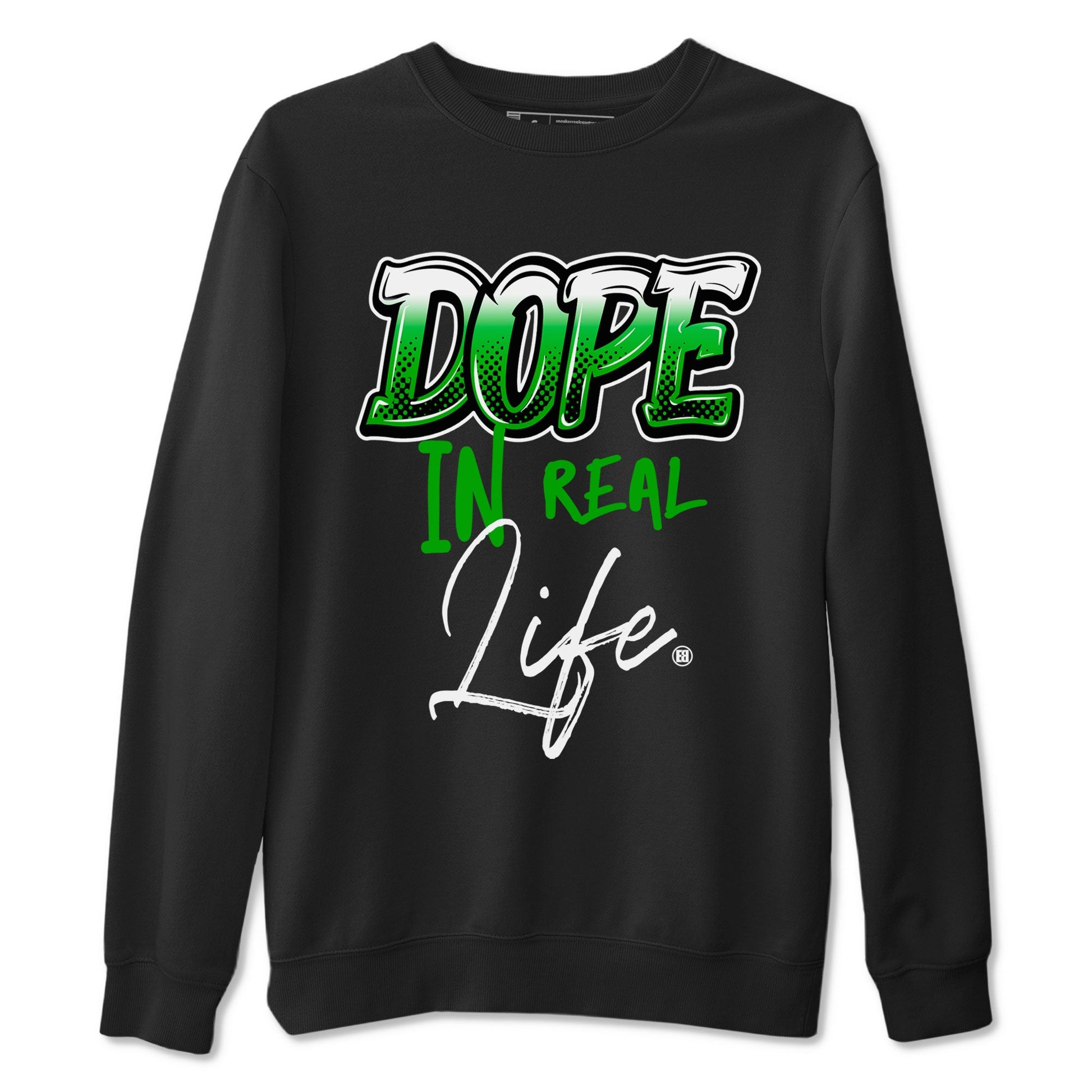 Jordan 5 Retro Lucky Green shirt to match jordans Dope In Real Life sneaker tees 5s Lucky Green SNRT Sneaker Release Tees unisex cotton Black 2 crew neck shirt