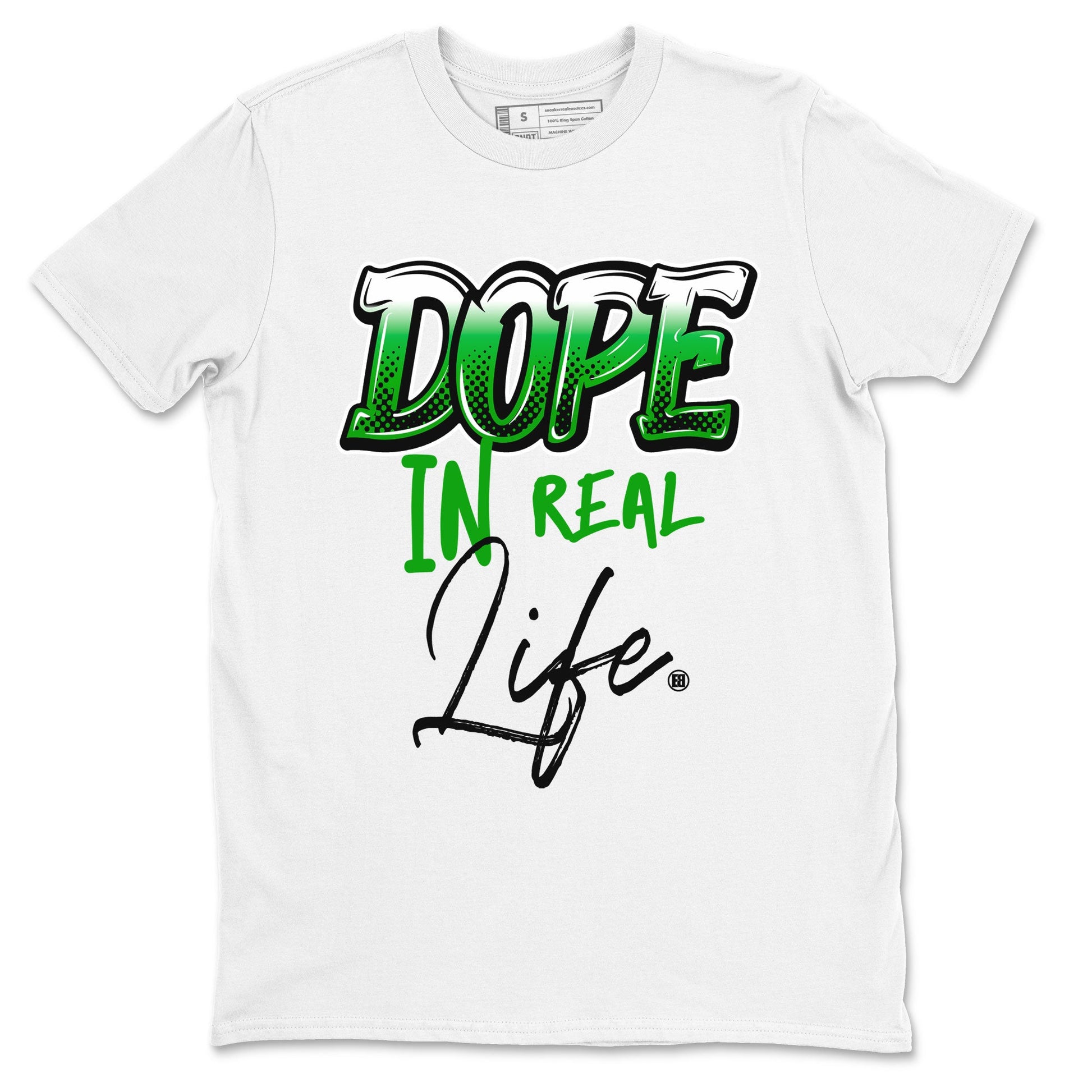 Jordan 5 Retro Lucky Green shirt to match jordans Dope In Real Life sneaker tees 5s Lucky Green SNRT Sneaker Release Tees unisex cotton White 2 crew neck shirt