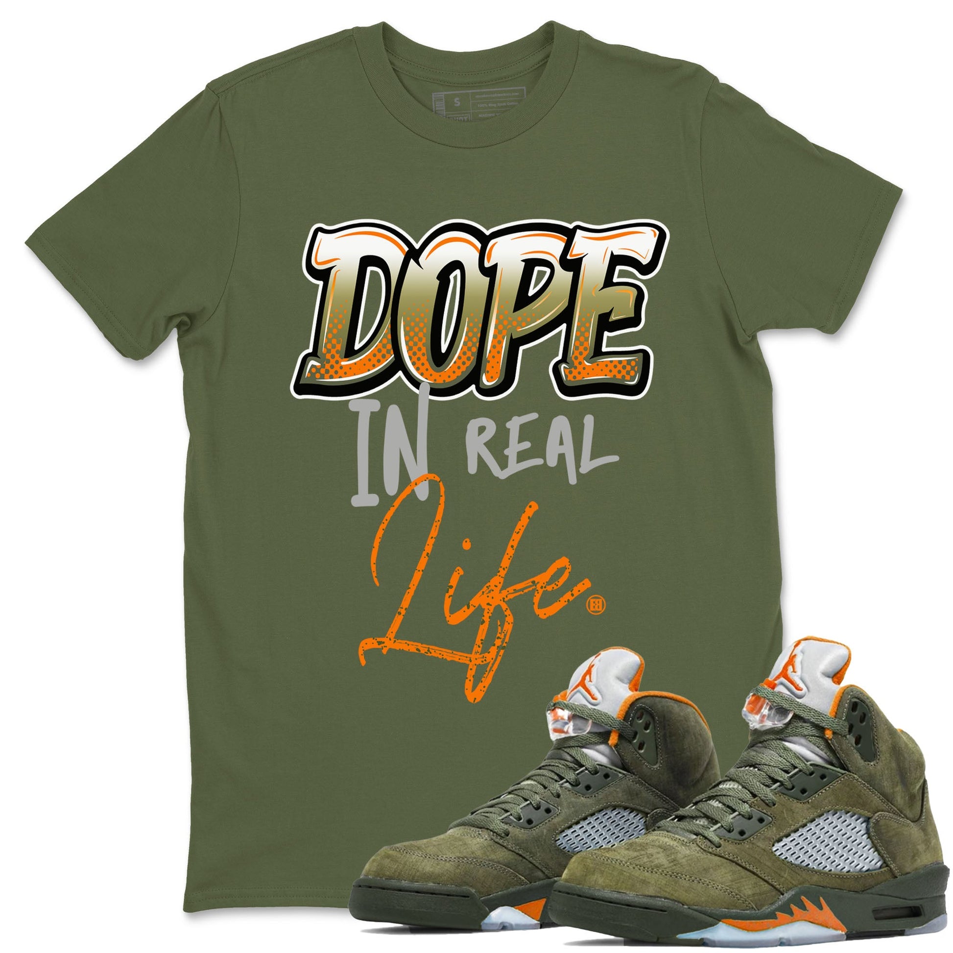 Jordan 5 Olive Shirt To Match Jordans Dope In Real Life Streetwear Fashion Air Jordan 5 Olive SNRT Sneaker Release Tees unisex cotton Maroon 1 crew neck shirt