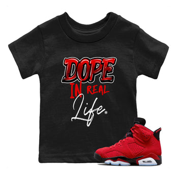 Air Jordan 6 Toro Bravo Sneaker Match Tees Dope In Real Life Sneaker Tees Air Jordan 6 Toro Sneaker Release Tees Kids Shirts Black 1