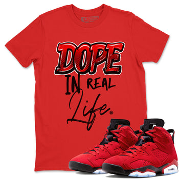 Air Jordan 6 Toro Bravo Dope In Real Life Crew Neck Sneaker Tees Air Jordan 6 Toro Sneaker T-Shirts Washing and Care Tip