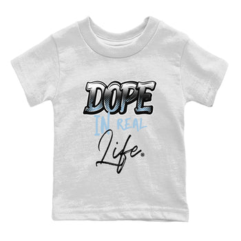 Air Jordan 7 Chambray Sneaker Match Tees Dope In Real Life Sneaker Tees AJ7 Chambray SNRT Sneaker Release Tees Kids Shirts White 2